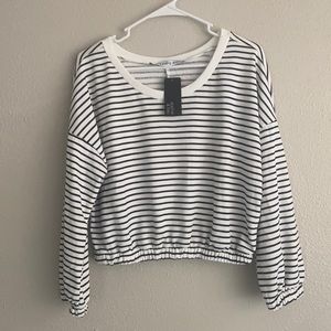 Sophie & Trey striped sweater | size small